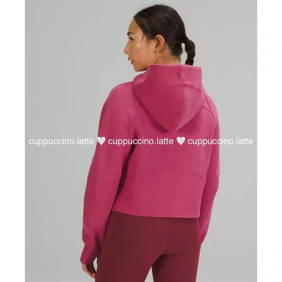 ✨NEW✨Lululemon Scuba Oversized Half Zip Hoodie in Pink Lychee